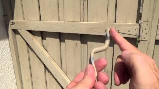 How to fix a sticking gate latchPart 2 [upl. by Lyford932]