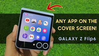 Galaxy Z Flip 6  How To Use Any App On The Cover Screen [upl. by Kilmarx350]