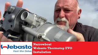 Narrowboat Electrician  Webasto Thermotop EVO Installation [upl. by Marko]