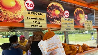 Philippines Street Food  Empanada [upl. by Shaine]