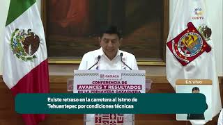 Existe retraso en la carretera al Istmo de Tehuantepec por condiciones técnicas [upl. by Rosenblum]