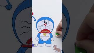 🎨PAPERDIY🎨Decorate with Sticker Book Doraemon Dorami Nobita Nobi TakeshiquotGianquotGouda Suneo [upl. by Elnar]