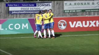 Staines Town 20 Dulwich Hamlet Ryman League Premier Division 011116  Match Highlights [upl. by Stauffer216]