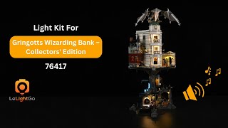 Remote  Sound Light Kit For LEGO Harry Potter Gringotts Wizarding Bank 76417 Gringotts Wizarding [upl. by Atims]