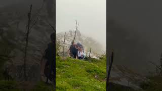 Bas paunch gye triund base camp triundtrekking mountains shorts youtube viralvideo [upl. by Sauers]