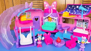 48 Minutes Satisfying with Unboxing Disney Minnie Mouse Toys Camper Van amp Miniature House  ASMR [upl. by Anastasio]