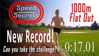 Sub 3 minute 1k Top athlete shows how to run 1km time trial FAST Are you up to the challenge [upl. by Enilekcaj676]