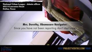 CAUGHT ON TAPE Obamacare Navigators Counsel Applicants to quotLiequot [upl. by Nomled]