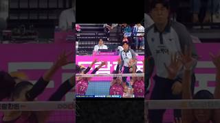 3 Blocker jaga Spike Mega redsparks megawatihangestriligakorea pinkspiders [upl. by Veron]