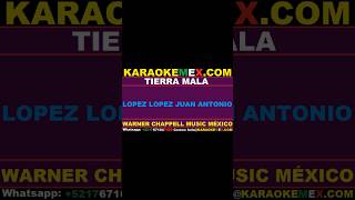 karaoke ramon ayala  tierra mala karaokemex [upl. by Nnylsoj]