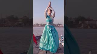 EVER SEEN AN INDIAN DANCE ON A BOAT😱 MUST WATCH SHREEWARRNA RAWAT [upl. by Dowdell]