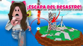 ¡METEORITOS e INUNDANCIONES en ROBLOX Jugamos a Natural Disaster 🌋 [upl. by Mackintosh]