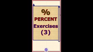 Percent Exercise 3 [upl. by Nylodnarb634]