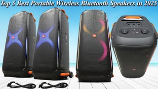 Top 5 Best Portable Wireless Bluetooth Speakers in 2025  Sound Balance Wireless Multiroom Speaker [upl. by Acile24]