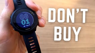 4 Reason Why You SHOULDNT Buy Garmin Forerunner 55 [upl. by Ardnas646]