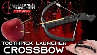 BudK TOOTHPICK LAUNCHER CROSSBOW [upl. by Wald]