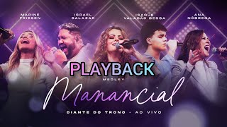 Medley Manancial  Playback Legendado [upl. by Bobbye]