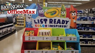 OFFICEMAX BACK TO SCHOOL SUPPLIES 2024 [upl. by Maryjane]