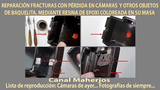 Reparación y restauración de las cámaras fotográficas y otros objetos de baquelita [upl. by Ettezus]