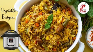 Quick Vegetable Biryani in 15 mins using Instant pot  Easy Instant pot Vegetarian recipes ASMR [upl. by Lorola]