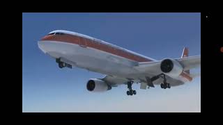 Air Canada Flight 143 Landing Animation [upl. by Rafael]