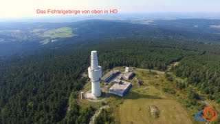 Das Fichtelgebirge von oben  Droneflight over FichtelMountains [upl. by Lladnew]