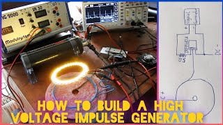 How to build a high voltage impulse generator  easy tutorial to tune a bifilar coil to resonance [upl. by Tartaglia]