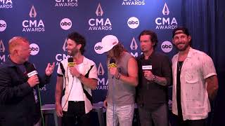 PARMALEE at the 58th Annual CMA Awards with Froggy [upl. by Oirevas742]