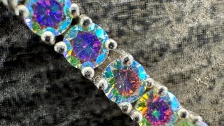 Harlem Bling rainbow Moissanite tennis bracelet review [upl. by Berky]