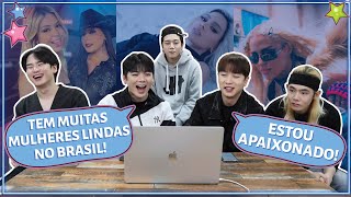 GRUPO DE KPOP REAGE A ANITTA MELODY ANA CASTELA E LUÍSA SONZA COM XENEX [upl. by Yorker]