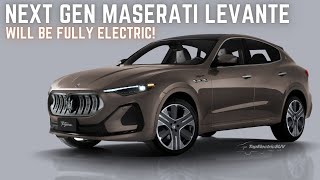 Confirmed Next Gen Maserati Levante Will Arrive In 2025 and Be Fully Electric [upl. by Eeslek]