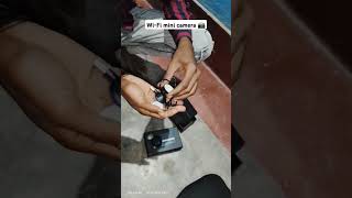 Mini wifi camera 📸📸 unboxing 🤯😳😳 wife camera comedy viralvideo shorts [upl. by Randolph]