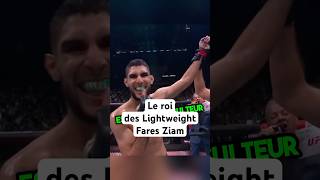 Fares Ziam  roi des lightweight  ufc ufcparis faresziam mattfrevola mma sports [upl. by Jerman]