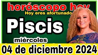 horóscopo Piscis 04 de diciembre 2024 [upl. by Rellim]