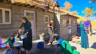 🛖⛈️Amir Hassan and Qadir Unite to Pour Concrete on Milads Rooftop [upl. by Yahs]