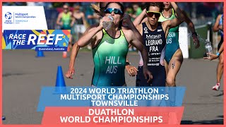 Race Highlights  2024 World Duathlon Championships  Elite amp U23 Mens Race [upl. by Fachan]