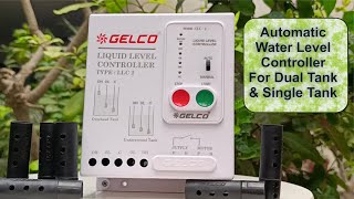 Water level controller connection with sensor  Gelco LLC 2  O  Automatic water level controller [upl. by Anavlis647]