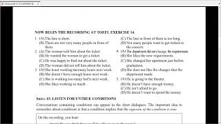 Pembahasan TOEFL Listening Contrary Meaning Wishes [upl. by Nolly]