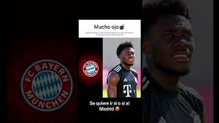 ALPHONSO DAVIES LO TIENE CLARO alphonsodavies realmadrid bayernmunich [upl. by Jamie849]