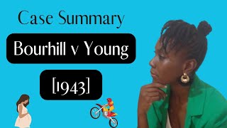 Case Summary Bourhill v Young 1943 House of Lords decisiontort lawnegligenceduty of care [upl. by Alyled]