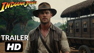 INDIANA JONES Teaser Trailer  Chris Hemsworth Emily Blunt Live Action AI Concept 2025 [upl. by Alyag]