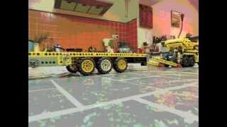 lego technic camion et remorque avec grue [upl. by Merritt]