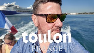 A Day Trip to Toulon France Marella Voyager and Flutes Champagne Bar [upl. by Akinirt]