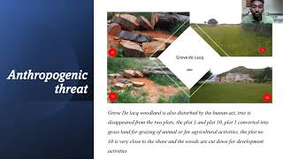 ICG16 Jishnu P A Anthropogenic Disturbance and Tree Diversity in Woodlands in Jersey UK [upl. by Dorrehs]