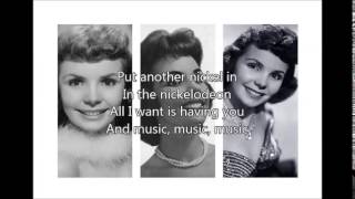 TERESA BREWER  Music Music Music（1949）with lyrics [upl. by Cost564]