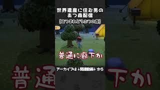 世界遺産に住む男のあつ森配信【あつまれどうぶつの森】 [upl. by Emmerich7]