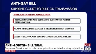 AntiLGBTQI Bill Trial Supreme Court is set to rule on application for interlocutory injunction [upl. by Scever]