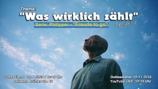 Gottesdienst 10112024 1015 Uhr [upl. by Socher]