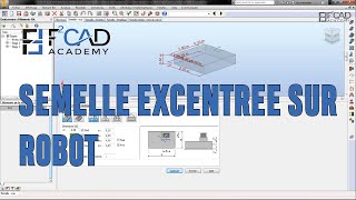 Comment dimensionner une Semelle Excentrée sur Robot Structural Analysis [upl. by Eurydice422]