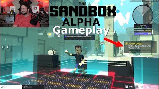 The Sandbox Alpha Gameplay  Day 1 Gameplay Quests amp Tutorial  Sandbox Metaverse [upl. by Amii]